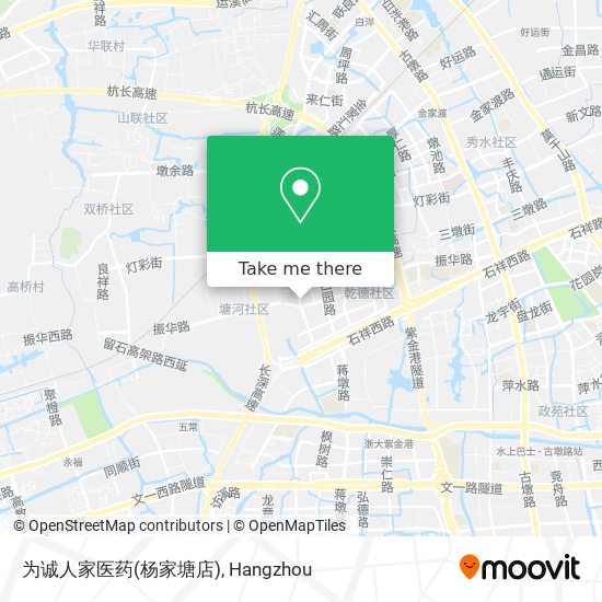 为诚人家医药(杨家塘店) map