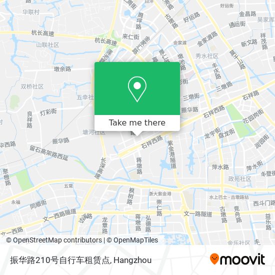 振华路210号自行车租赁点 map