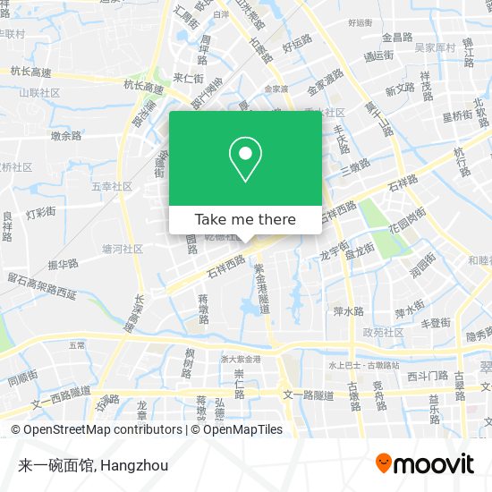 来一碗面馆 map