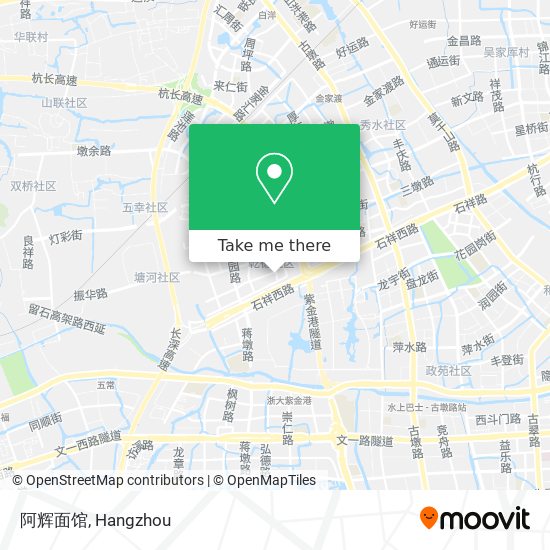 阿辉面馆 map