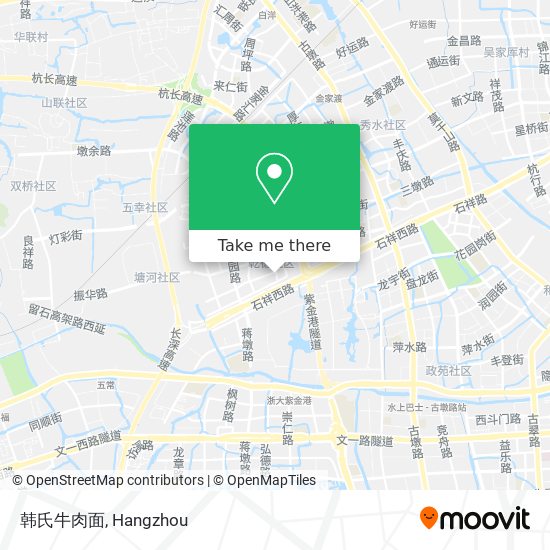 韩氏牛肉面 map