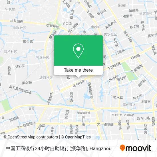 中国工商银行24小时自助银行(振华路) map