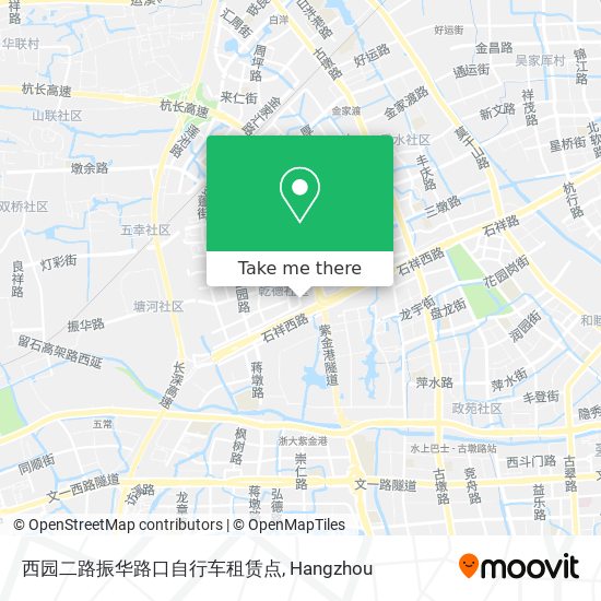 西园二路振华路口自行车租赁点 map