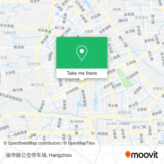 振华路公交停车场 map