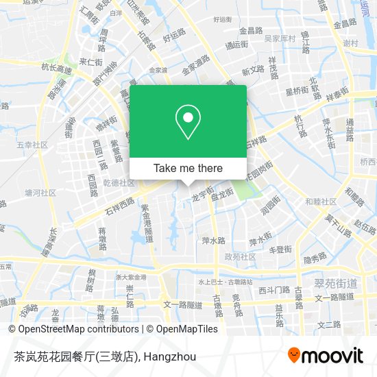 茶岚苑花园餐厅(三墩店) map