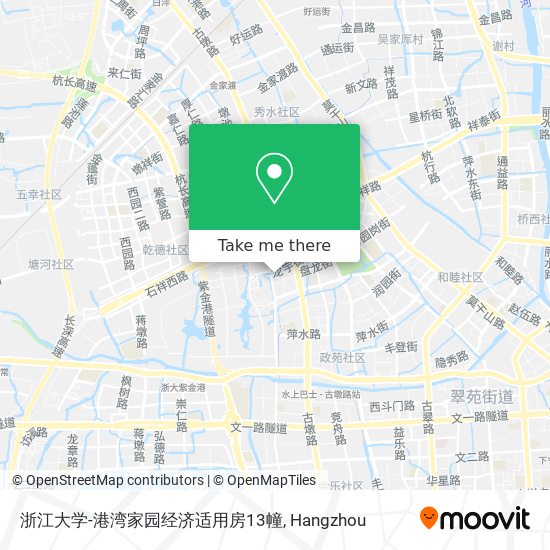 浙江大学-港湾家园经济适用房13幢 map