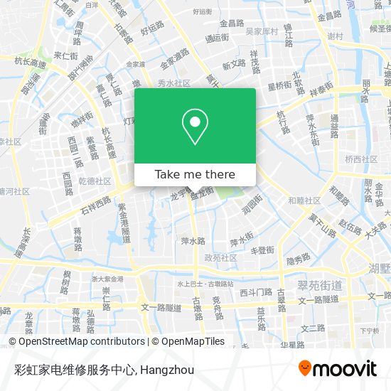 彩虹家电维修服务中心 map