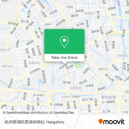 杭州西湖区西湖供销社 map