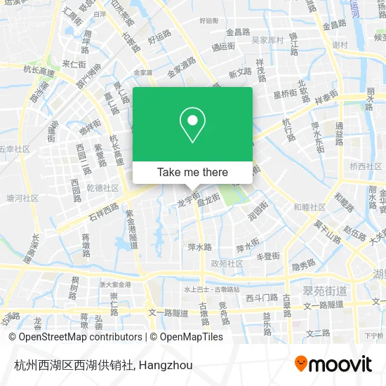 杭州西湖区西湖供销社 map