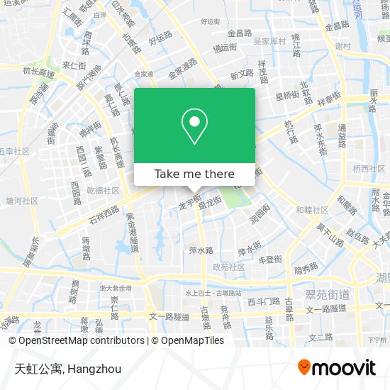 天虹公寓 map