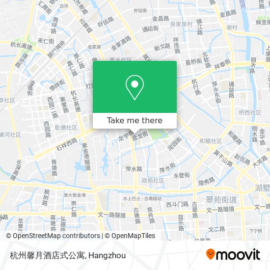 杭州馨月酒店式公寓 map