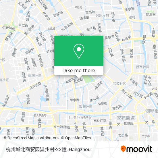 杭州城北商贸园温州村-22幢 map