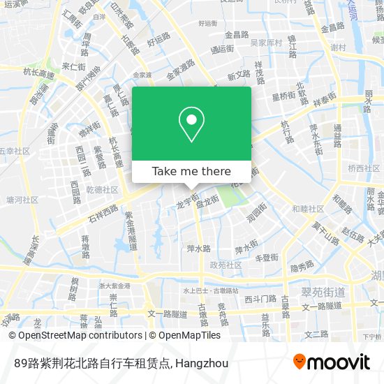 89路紫荆花北路自行车租赁点 map