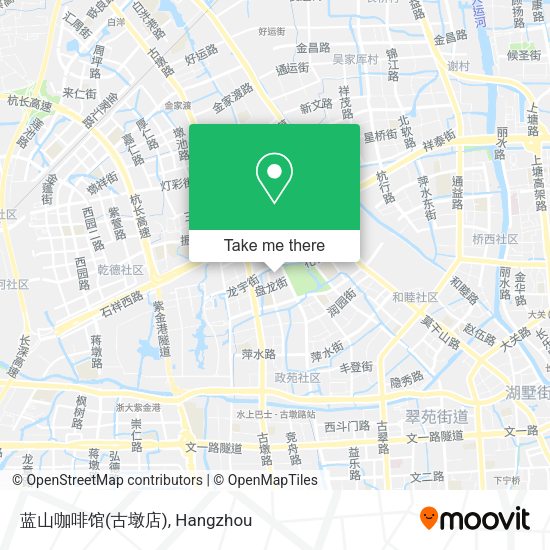 蓝山咖啡馆(古墩店) map