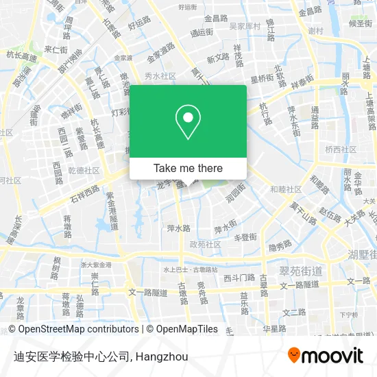 迪安医学检验中心公司 map
