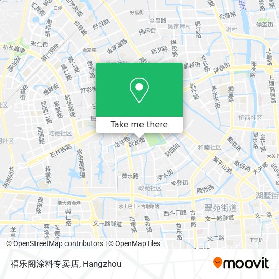 福乐阁涂料专卖店 map