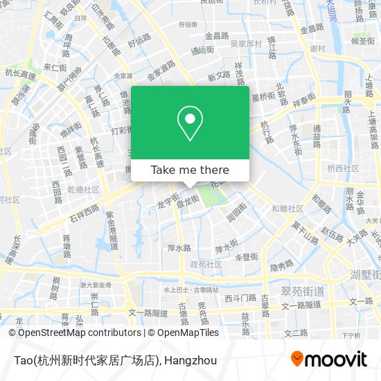Tao(杭州新时代家居广场店) map