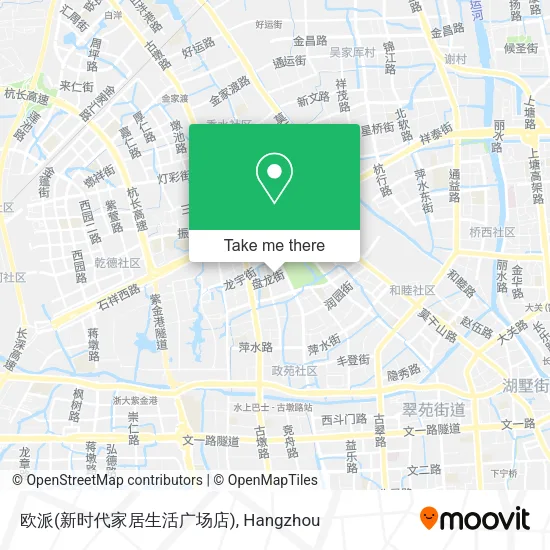 欧派(新时代家居生活广场店) map