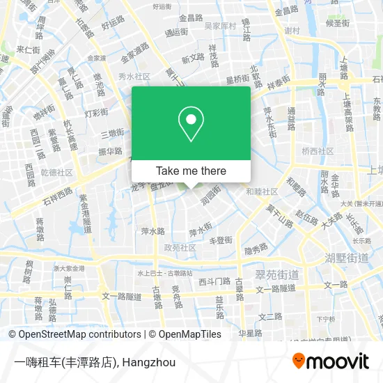 一嗨租车(丰潭路店) map