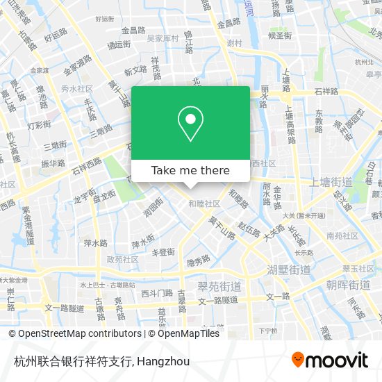 杭州联合银行祥符支行 map