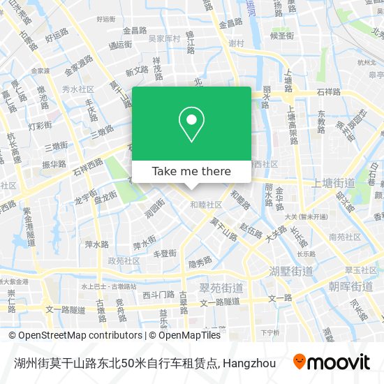 湖州街莫干山路东北50米自行车租赁点 map