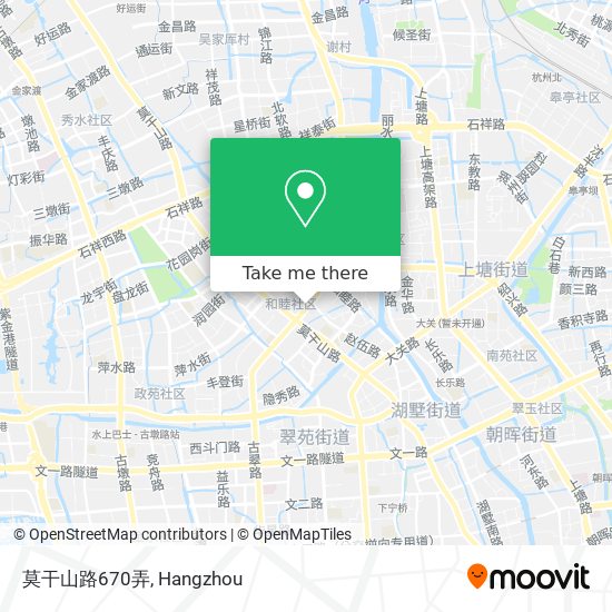 莫干山路670弄 map