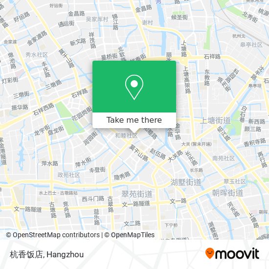 杭香饭店 map
