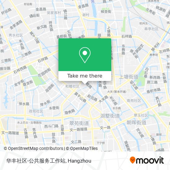 华丰社区-公共服务工作站 map