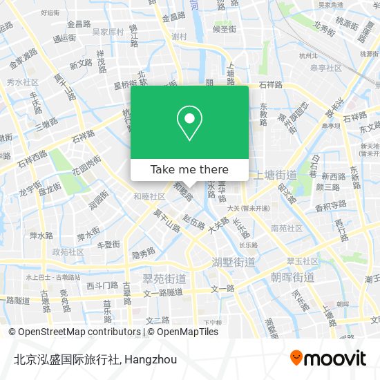 北京泓盛国际旅行社 map