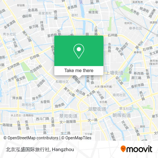 北京泓盛国际旅行社 map