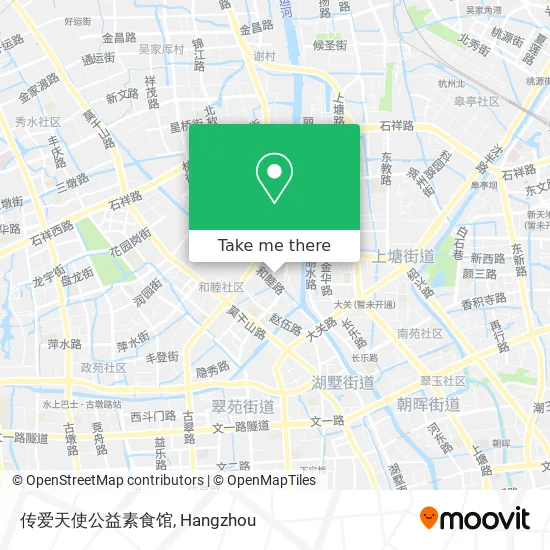 传爱天使公益素食馆 map