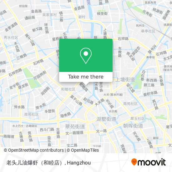 老头儿油爆虾（和睦店） map