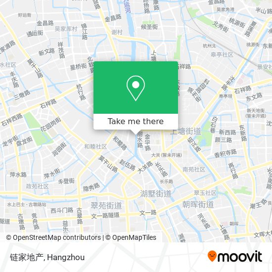链家地产 map