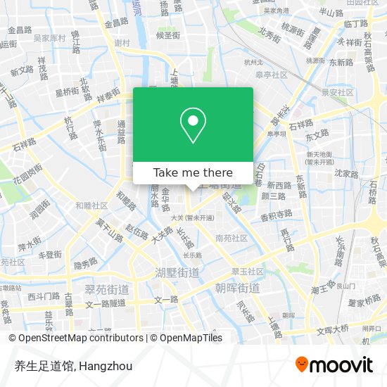 养生足道馆 map