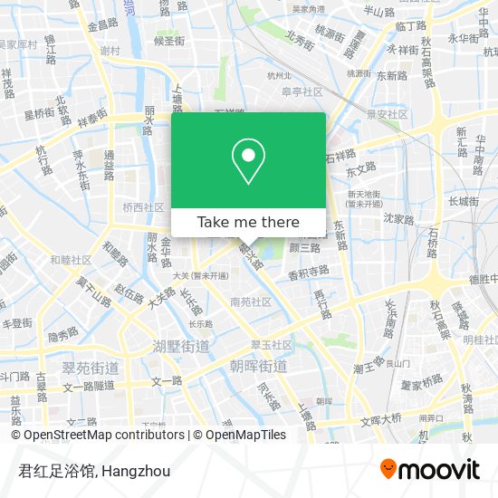君红足浴馆 map
