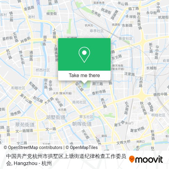 中国共产党杭州市拱墅区上塘街道纪律检查工作委员会 map