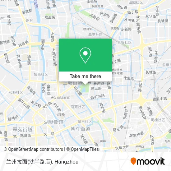 兰州拉面(沈半路店) map