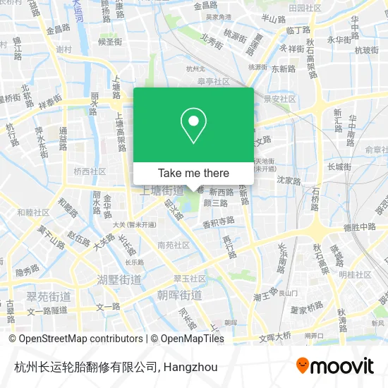 杭州长运轮胎翻修有限公司 map