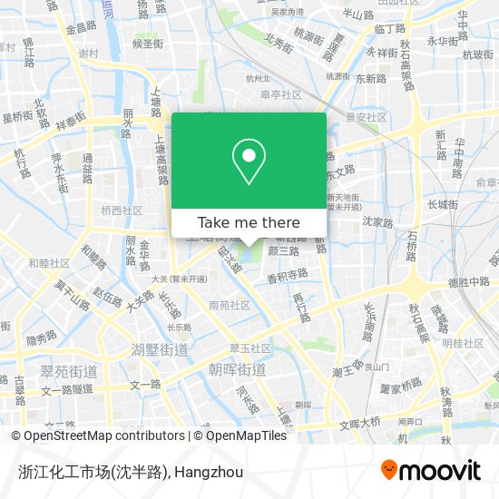 浙江化工市场(沈半路) map