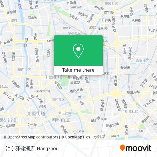 泊宁驿锦酒店 map