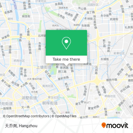 天乔阁 map