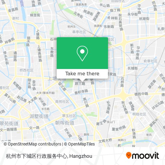 杭州市下城区行政服务中心 map