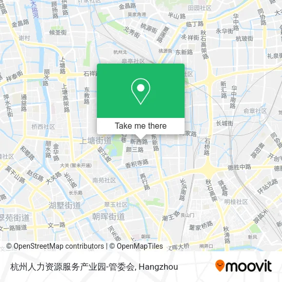 杭州人力资源服务产业园-管委会 map