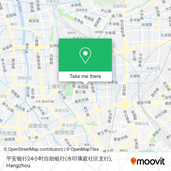 平安银行24小时自助银行(水印康庭社区支行) map