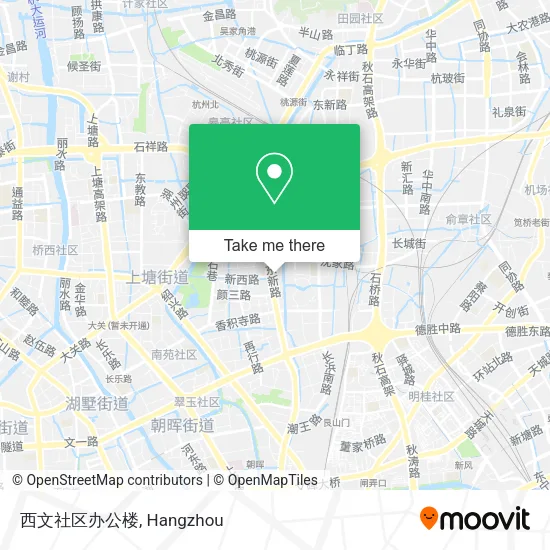西文社区办公楼 map