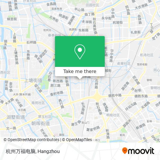 杭州万福电脑 map