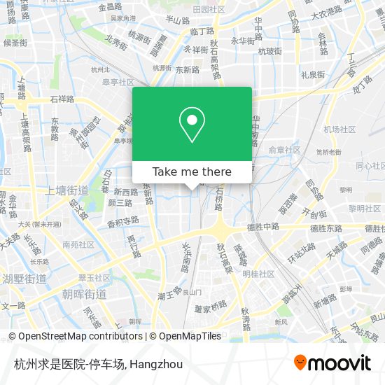 杭州求是医院-停车场 map
