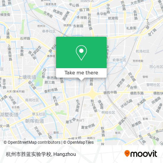 杭州市胜蓝实验学校 map