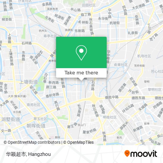 华颖超市 map