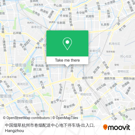 中国烟草杭州市卷烟配送中心地下停车场-出入口 map